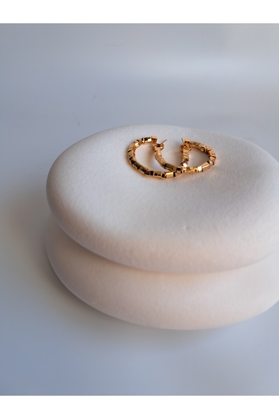 BHR AKSESUAR أقراط حلقية ذهبية