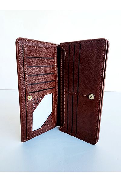 OUEEN ELİZABETH ДАМСКИ ПОРТФЕЙЛ ОТ МЕКА ИЗКУСТВЕНА КОЖА