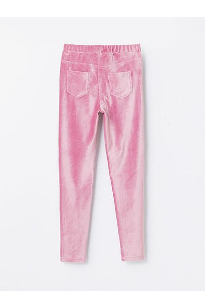 LC Waikiki Velvet Girl's Tights with Elastic Waist