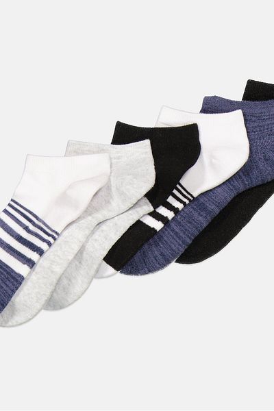 Merrell Men 6 Pairs Recycled Cushioned Socks, Black Combo