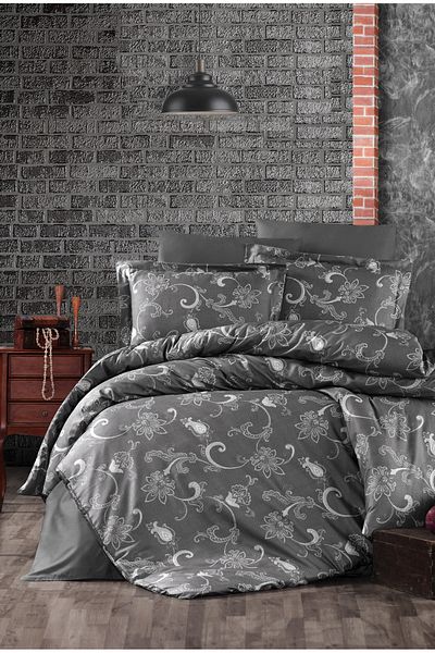 First Choice Firstchoice Advina Champagne - Cotton Satin Double Bedding Set