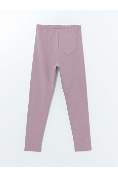 LC Waikiki Lilac Girls' Leggings with Elastic Waist