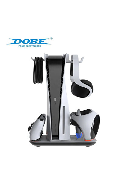 Dobe TP5-3550 PS5 Disk Dijital/PS5 Slim Disk ve PS VR2 Uyumlu Multifonksiyone...