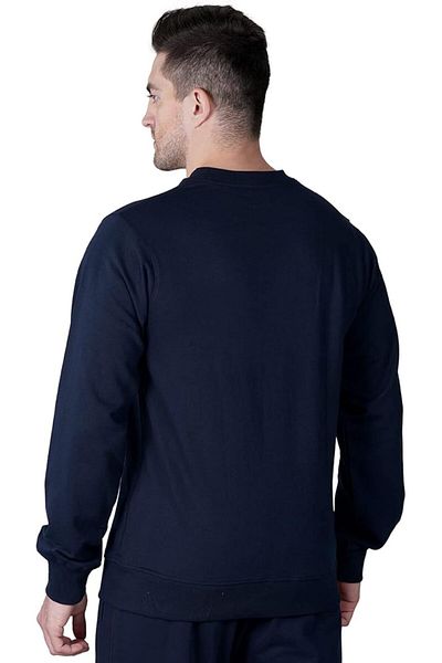Nivia Anthra 3.0 Sweatshirt for Mens (Large, Navy)