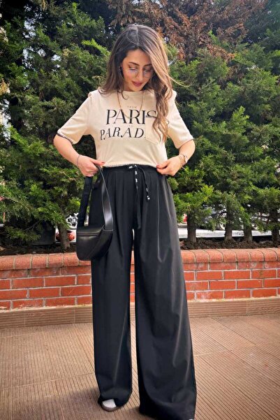 Clothing palette PANTALONI LATI CU TALIE ELASTICI