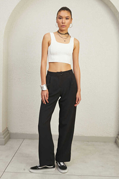 Clothing palette PANTALONI PALAZZO CU PIELE LAȚI