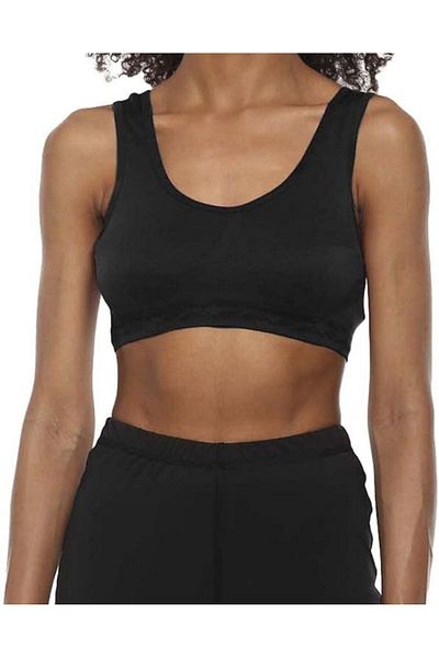 Nivia 8012 Polyester Air Bra Top, S (Black)