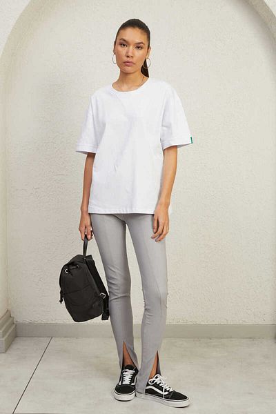 Clothing palette HIGH WAIST TIGHTS WITH FRONT MIDDLE SLIT