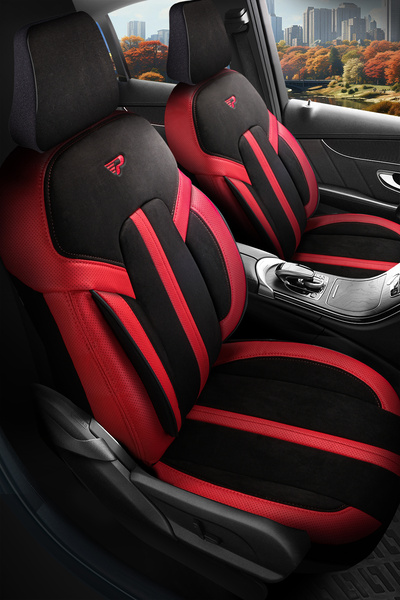 Panda Kılıf Panda Lisbon Series Alakantra Fabric Auto Seat Cover - Full Set