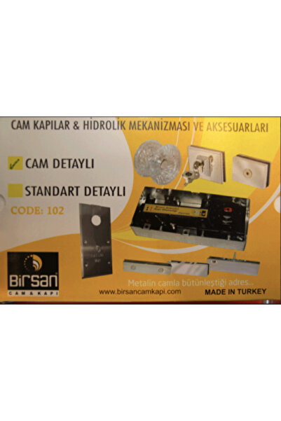 BİRSAN HİDROLİK MOTOR CAM DETAYLI YER HİDROLİĞİ BRS 102-CAM
