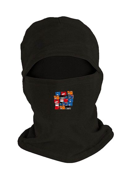 Fanze Winter Black Fleece Snow Mask - Box Printed, Rnz3019
