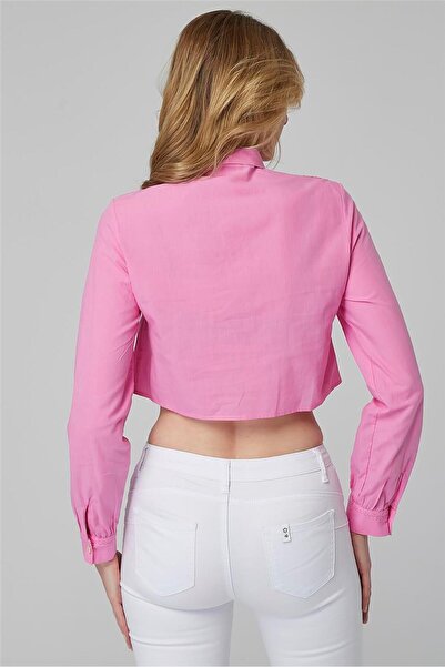 HomeStore Kısa Fular Bağcıklı Gömlek