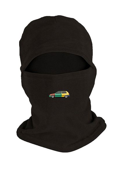 Fanze Old Car Printed Winter Fleece Snow Mask Rnz3453