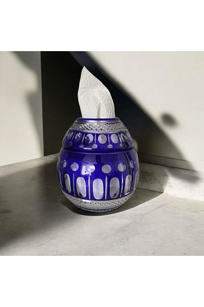 AYZ HOME Suport pentru șervețele din sticlă de cristal de dimensiuni mari