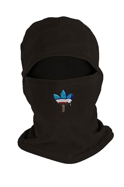 Fanze Winter Ice Cream Printed Fleece Snow Mask - Rnz3584