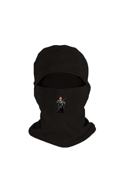 Fanze Winter Black Fleece Snow Mask - Gtamichel Printed, Rnz1799