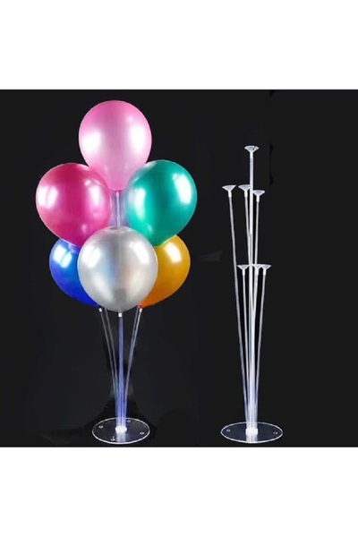 Zanzibar Balon Süsleme Standı 7 Çubuklu Set