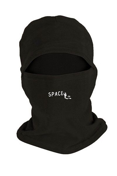 Fanze Black Space Printed Fleece Snow Mask - Rnz1957