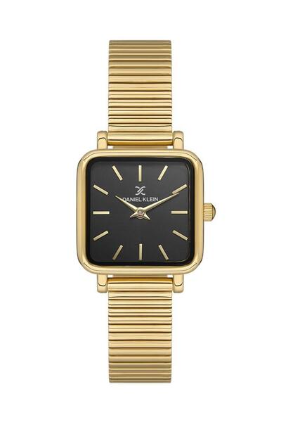 Daniel Klein ساعة يد نسائية باللون الذهبي - هيكل وسوار معدني