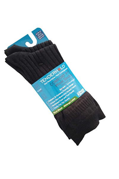 NORFOLK Oscar Stretch Teknolojisine Sahip Yün Diyabet Dostu Çorap 2 Çift Paket Lacivert