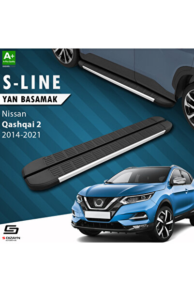 S Dizayn Nissan Qashqai 2 S-Line Aluminyum Yan Basamak 173 Cm 2014-2021 A+ Ka...