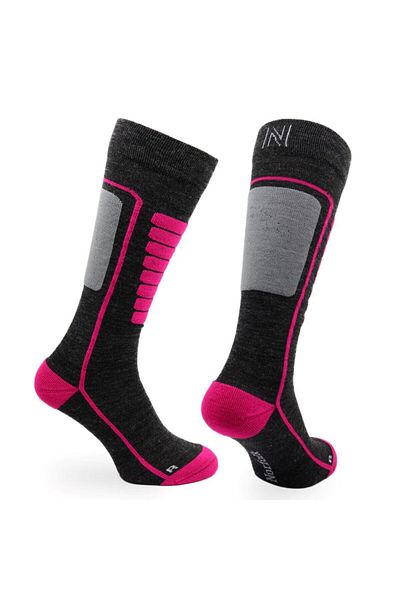 NORFOLK Розови леки ски чорапи Courchevel Merino