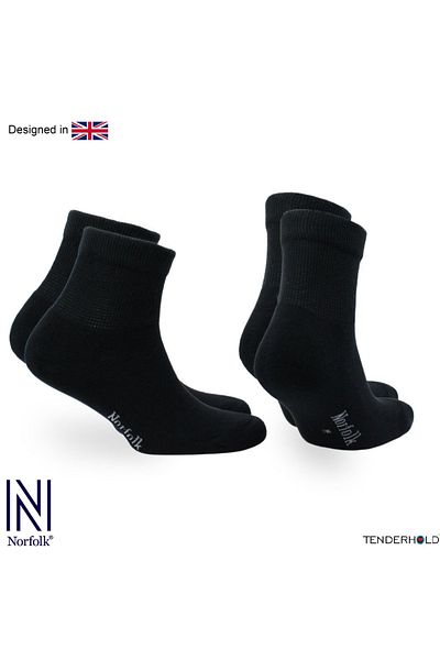 NORFOLK Чорапи Lima Stretch Technology and Edema Friendly Health, черни