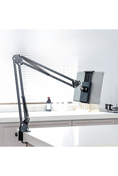UmoTech Ayarlanabilir Masaüstü Tablet ve Telefon Tutucu Esnek Uzun Kollu Alüm...