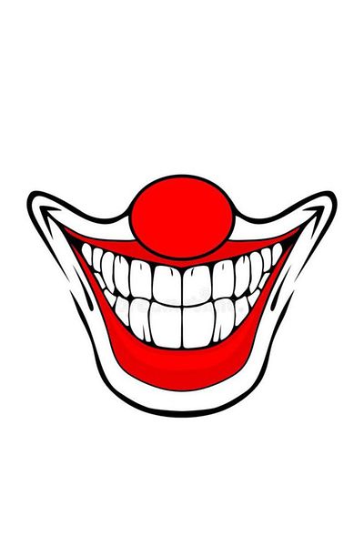 MegaSticker ملصق وجه المهرج المبتسم للسيارة، الدراجة النارية، الخوذة، الكمبيوتر المحمول، ملصق زجاجي 13 × 11 سم