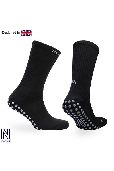 NORFOLK Спортни чорапи Lizard Multi-sport с неплъзгаща се подметка, черни