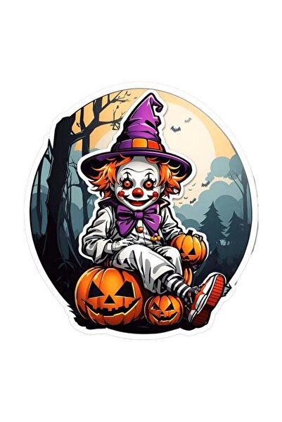 MegaSticker ملصق هالوين للأطفال - سيارة، دراجة نارية، خوذة، كمبيوتر محمول، زج...