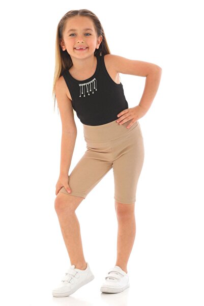 zepkids Κοριτσίστικο κολάν σε μπεζ χρώμα