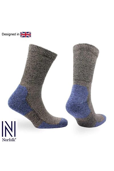NORFOLK ALFIE Bamboo Cushion με υποστήριξη χωρίς ραφή, χωρίς συμπίεση Premium καθημερινές κάλτσες περπατήματος 1 ζευγάρι