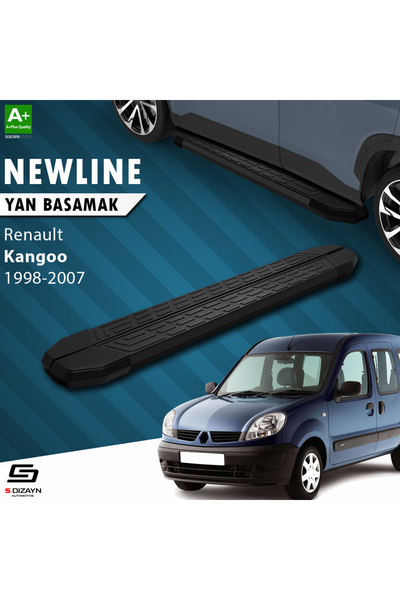 S Dizayn S-dizayn Renault Kangoo Newline Siyah Yan Basamak 189 Cm 1998-2007 A...