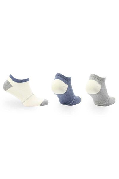 NORFOLK Детски чорапи Yogi Cotton Daily Comfort, 3 чифта, тъмносиньо/кремаво/сиво