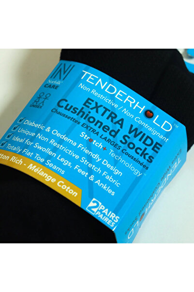 NORFOLK Κάλτσες υγείας Lima Stretch+ Technology και Φιλικές για την πληρωμή Μαύρες