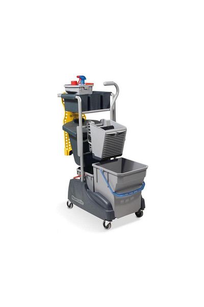 NUMATIC Tmr 2815w Double Bucket Garbage Collection Cleaning Car