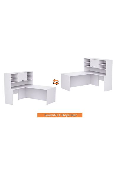 Mahmayi Premium White ED-LPW Executive Desk