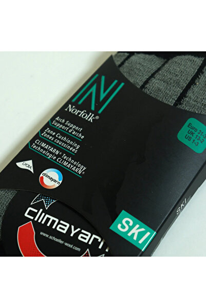 NORFOLK Henrık Konforlu Çocuk Kayak Çorabı (1 ÇİFT) Siyah