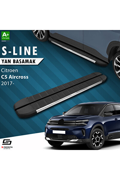 S Dizayn Citroen C5 Aircross S-Line Krom Yan Basamak 193 Cm 2017-2024 A+ Kali...