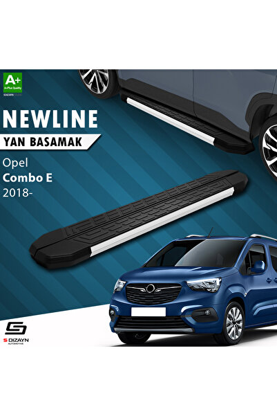 S Dizayn S-dizayn Opel Combo E Uzun Şase Newline Aluminyum Yan Basamak 219 Cm...
