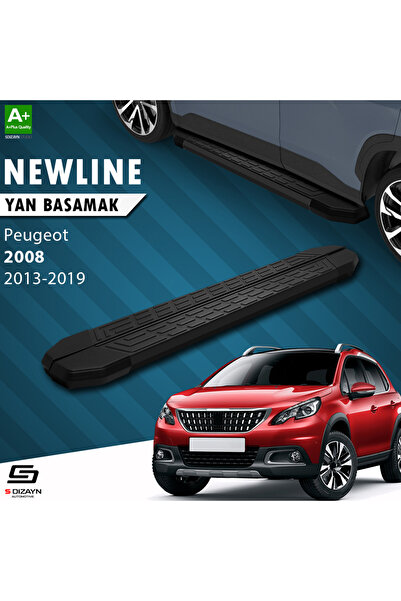 S Dizayn S-dizayn Peugeot 2008 Newline Siyah Yan Basamak 179 Cm 2013-2019 A K...