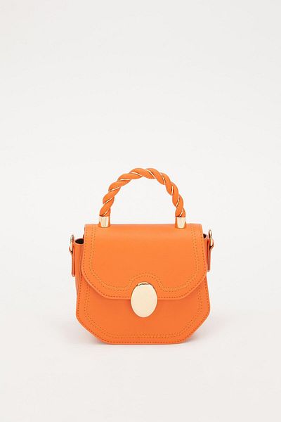 Levidor Orange Twist Design Handbag