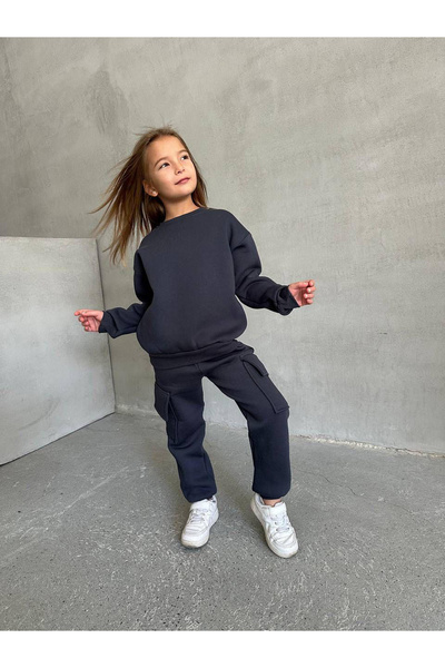 My Kids Wear Set sa 3 izdignuta džepa za teret, veće veličine