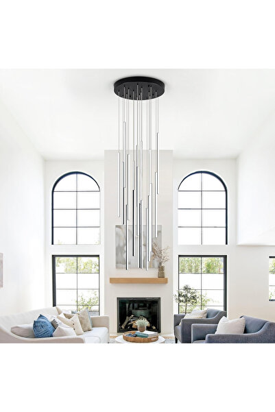 PeraTeknoloji Led Avize Sarkıt 3renk - Evren 200 Cm