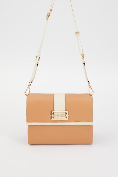 Levidor NUDE KREM Zincir Toka Detay Omuz Çantası