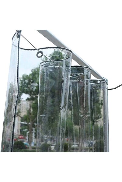 YILPAX 2,00 METRE X 2 METRE 0.80mm ŞEFFAF BALKON BRANDASI 1. KALİTE MALZEME İŞÇİLİK