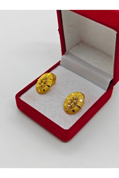 paksoy kuyumculuk 6 Top İşlemeli 22 Ayar J Küpe