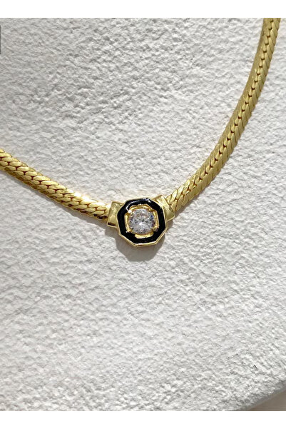 Mach قلادة نسائية من الفولاذ قلادة Serenay