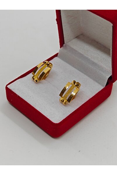 paksoy kuyumculuk Kaburga Desenli 22 Ayar J Küpe